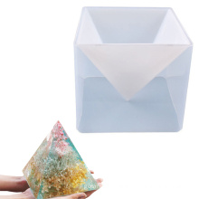 DIY crafts decorations art handmade epoxy candle wax silicone mould large pyramid resin mold